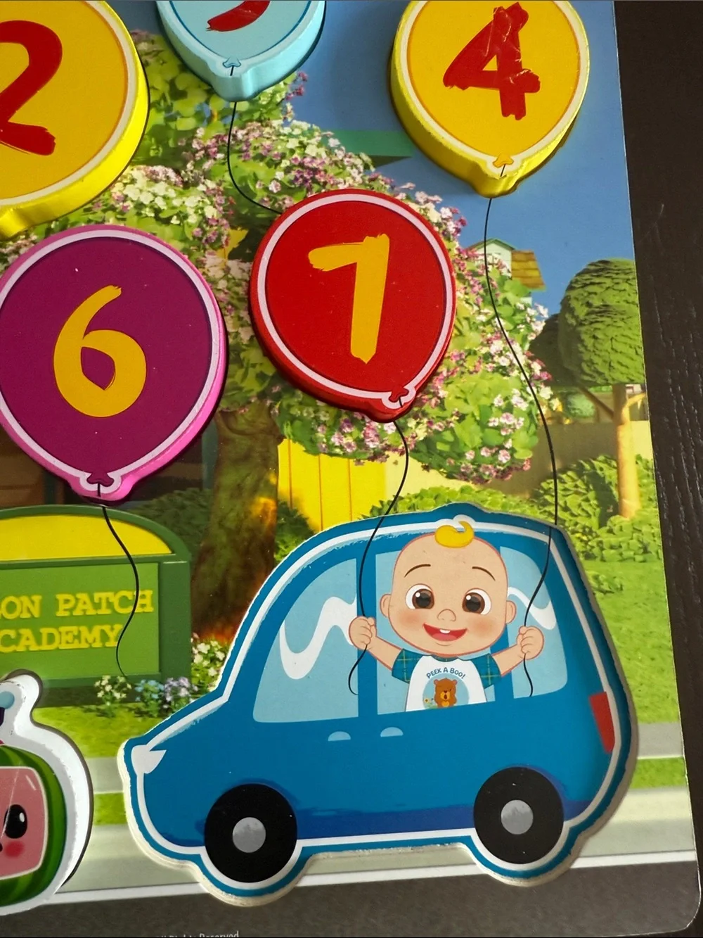 Great Cocomelon Bundle!  Wooden Number & Vehicle Puzzles - Colorful!
